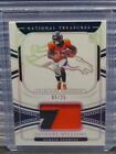 2021 National Treasures Javonte Williams Franchise Holo Silver Patch RC #05/25