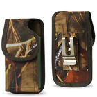 Tree Camo Rugged Nylon Holster Pouch Case Fits Phone with Otterbox Defender ON