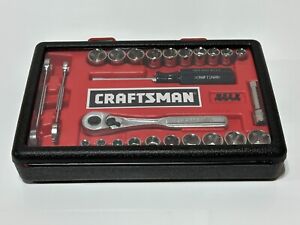Craftsman Tools USA 33429 NEW NOS 29pc 3/8” Drive SAE Metric Socket Mechanic Set