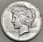 1921 Peace Silver Dollar AU Details