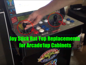 2 Joystick Bat Top Handles for Arcade1up Golden Axe Marvel Super Heroes Starwars