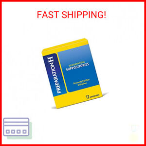 Preparation H Hemorrhoid Suppositories For Itching And Discomfort Relief - 12 Co
