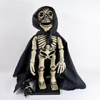 Vintage Telco Motionettes Grim Reaper Skeleton Animated Halloween Tested & Works