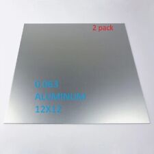 (2 pcs) .060 Aluminum Sheet Metal Plate. 12