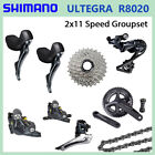 NEW Shimano Ultegra R8020 R8070 Hydraulic Disc Brake 2x11 Speed R8000 Groupset