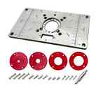Router Table Insert Plate Woodworking Aluminium Benches Router Plate Wood Tools