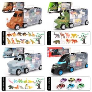 Dinosaur Truck Toys Transport Carrier Car Toy Set Toys For Boys and Girls Gifts