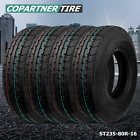 4 New Copartner Tire ST235/80R16 Radial CP182 14 Ply All Steel 129/125M Load G