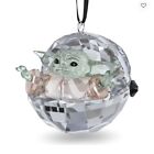 NIB Swarovski Disney Star Wars The Mandalorian Grogu Crystal Ornament #5652545