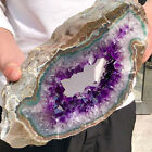 11.57lb Natural Amethyst geode quartz cluster crystal specimen energy Healing
