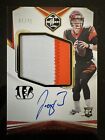 Joe Burrow 2020 Panini Limited #143 Rookie Patch Auto #143 RC SP RPA /75 Bengals