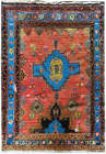 4' x 6' Antique Azarbayjan Rug ESTATE CARPET #F-5735.