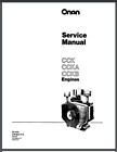 Onan CCK CCKA CCKB  Engine Service Manual 68 PAGES Comb Bound Gloss cover