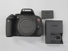Canon EOS Rebel T7i  24.2MP Digital SLR Camera Body Only with battery & charger