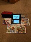 Nintendo 3DS XL Blue Bundle W/Charger, 5 Games & Case, Used & Everything Works.