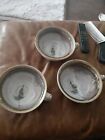 Randy Pearsall Stoneware Pottery Bowl Handmade Glazed  Leaf With Signed x3