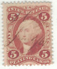 Sc# R28 Five Cent Playing Cards Revenue Stamp