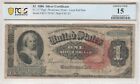 1886 $1 Silver Certificate Red Seal Martha Washington PCGS 15 CHOICE FINE- Fr217