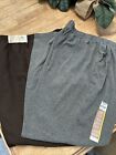 Women's White Stag Elastic Stretch Pants Size 12-14P Petite, Lot of 2