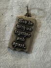 James Avery  Sterling Silver God Be With Us Together & Apart Pendant