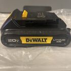 (1) GENUINE Dewalt 20V DCB201 1.5 AH MAX Battery 20 Volt For Drill, Saw
