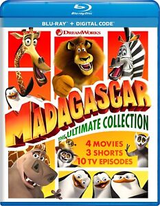 Madagascar The Ultimate Collection Blu-ray Bob Saget NEW