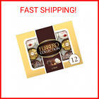 Ferrero Collection, 12 Count, Premium Gourmet Assorted Hazelnut Milk Chocolate,