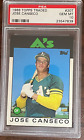 1986 Topps Traded #20T Jose Canseco Psa 10