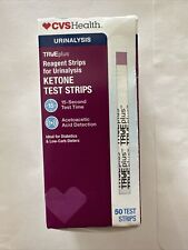 CVS True Plus Ketone Test Strips 50 Reagent Strips for Urinalysis 3/2023