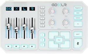 TC-Helicon GoXLR 4-channel USB Streaming Mixer with Voice FX and Sampler - White