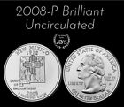 2008 P New Mexico Statehood Quarter Brilliant Uncirculated from OBW Roll *JB's*