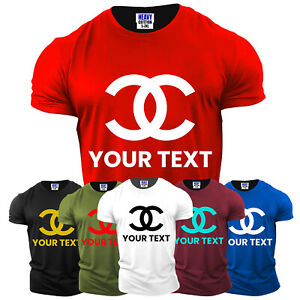 Personalized Custom Your Text Here Men's T Shirt USA Funny Birthday New Gift Tee