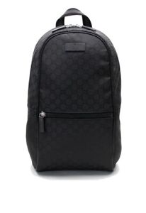 Authentic Gucci Nylon Monogram Slim Backpack  *Pre-Owned*
