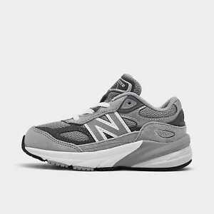 Kids' Toddler New Balance 990 V6 Casual Shoes Grey/Silver IC990GL6 030