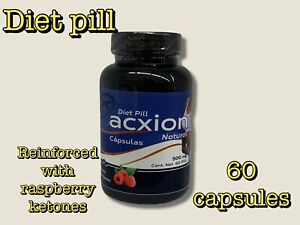 Axcion Diet Pill Reinforced with raspberry ketones 60 capsules
