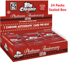 Topps Chrome 2021 Baseball Trading Cards Platinum Anniversary Edition Box 24Pack