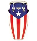 LP Matador Puerto Rican Flag Conga Drum. Size 11-3/4” By Latin Percussion.