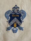 Kappa Kappa Gamma Handmade Cross Stitch Crest, Brand New