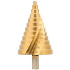 Large Step Drill Bit, 1/4 to 2-3/8 Inch High Speed Steel Drill Cone Bits for She