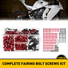 Red Bolt Kit Body Screw Set Motorcycle Replace Parts for Kawasaki Ninja NINJA US (For: 2008 Kawasaki Ninja 250R EX250J)