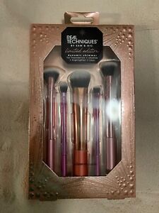 New Real Technique makeup brushes foundation shadow highlight liner 5 brush set