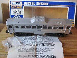 K-Line K-26003 BALTIMORE & OHIO DUMMY UNIT RDC CAR  0/027 Gauge Original Box