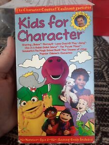 Barney Kids for Character (VHS) Hosted By Tom Selleck