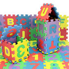 1.9In*36Pcs Eva Foam Kids Baby Play Mat Alphabet Number 123 Floor Puzzle Jigsaw