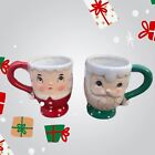 VTG Santa Mrs. Claws Mugs Christmas Coffee Holiday Cup Set Johanna Parker HTF