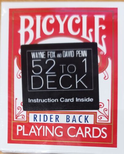 The 52 to 1 Deck Red (Gimmicks & Online Instructions) by Wayne Fox & David Penn