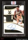 2019-20 Immaculate Collection Giannis Antetokounmpo GAME-USED PATCH AUTO 17/35