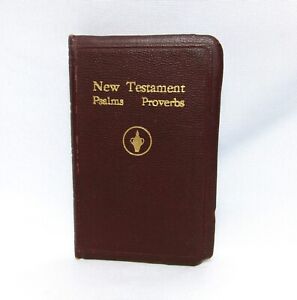 1960 Vintage Pocket NEW TESTAMENT (Gideon Holy Bible), Christian Religion -B4