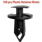 100pc Fit 8mm Hole Car Body Plastic Rivets Fastener Fender Bumper Push Pin Clips (For: 2012 Nissan LEAF)