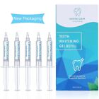 Crystal Clear Teeth Whitening Gel Refill (5 Pk)  Made in USA. Dentist formulated
